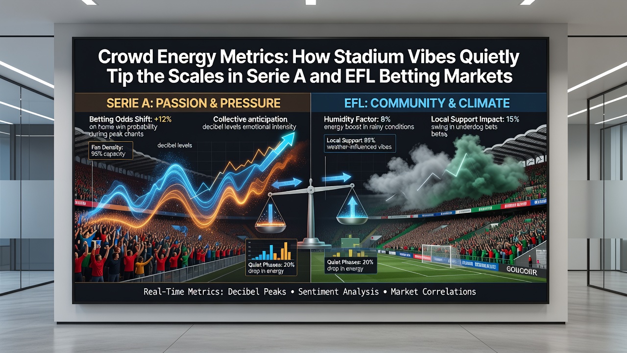 Packed EFL Championship supporters creating visible energy that influences on-pitch decisions