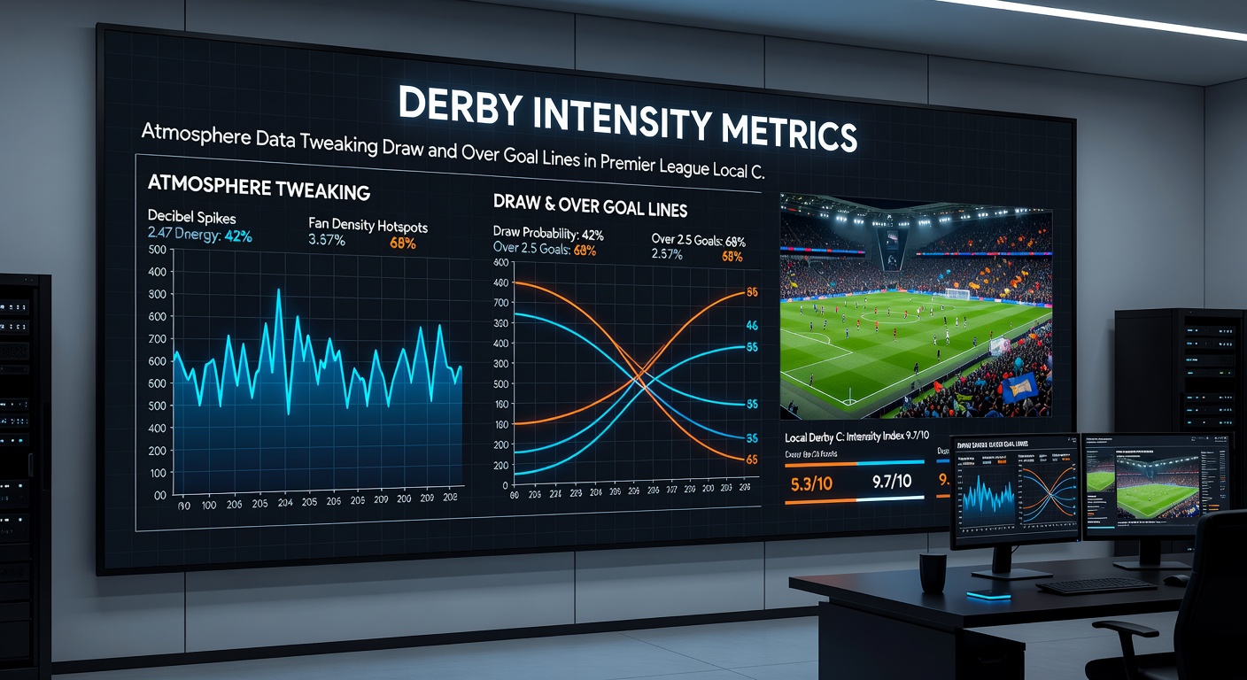 Comparative charts of goal line shifts in La Liga and Serie A derby atmospheres versus Premier League local derbies