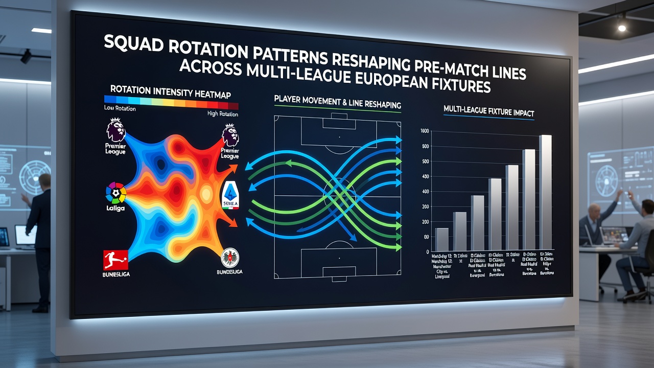 Analysts examining how squad changes affect pre-match betting lines in European competitions